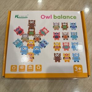 Owl Balance Stacking Game - Multicolor